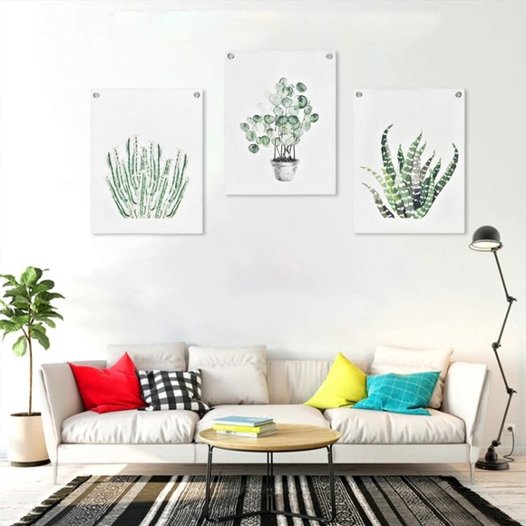 Succulent Plant Botanical Modern Wall/Room Art - Picture 2 of 7